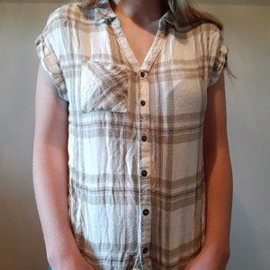 Green Maurices Plaid Button-Up Shirt